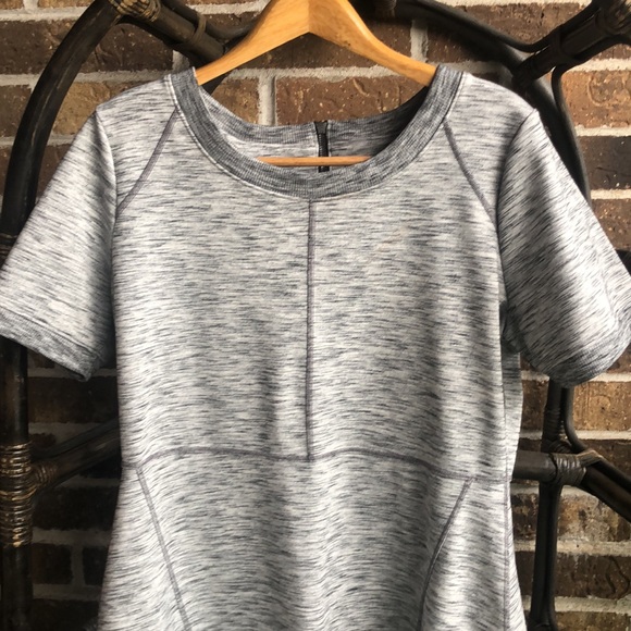 ATHLETA Textured En Route Grey Heather Dress - Picture 5 of 10